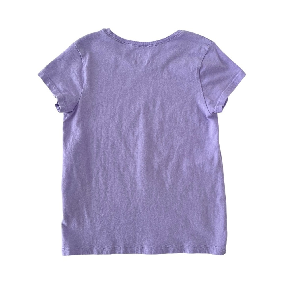The Children's Place Lavender Cat Short Sleeve School Tee | Girls S/P (5/6) - Picture 2 of 4
